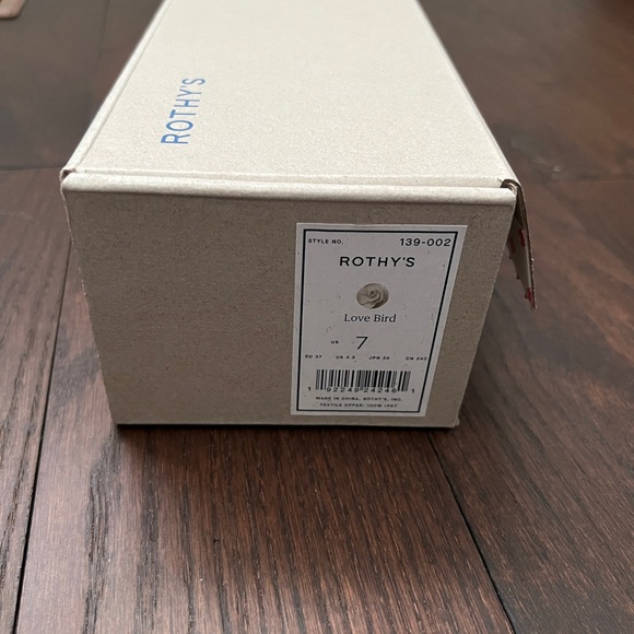 NIB Women’s Rothy’s The Petal Square in Love Bird 7 - Picture 8 of 8